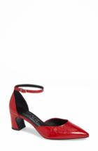 Women's Agl D'orsay Ankle Strap Pump Us / 35eu - Red