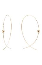 Women's Lana Jewelry Hollow Ball Upside-down Hoop Earrings