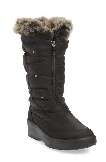 Women's Pajar 'louise' Weatherproof Boot -6.5us / 37eu - Black