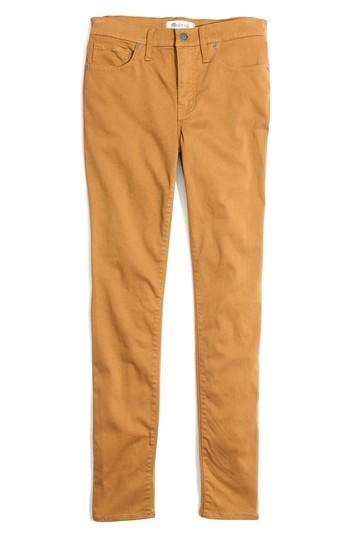 Women's Madewell 9-inch High Rise Sateen Skinny Jeans