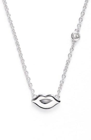 Women's Shy By Sydney Evan Lips Necklace