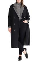 Women's Universal Standard For J.crew Double Face Wool Blend Coat, Size - Grey