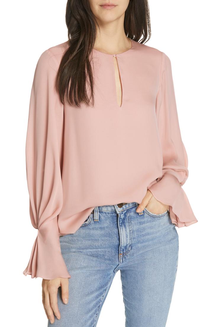 Women's Joie Abekwa Silk Blouse - Pink