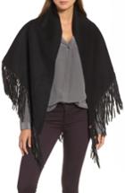 Women's Mackage Fida Leather Fringe Shawl