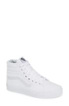 Women's Vans 'sk8-hi' Sneaker .5 M - White
