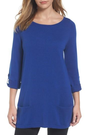 Women's Caslon Knit Tunic - Blue