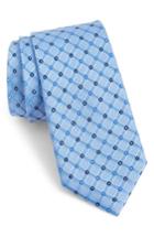 Men's Nordstrom Men's Shop Coventry Neat Silk Tie, Size - Blue