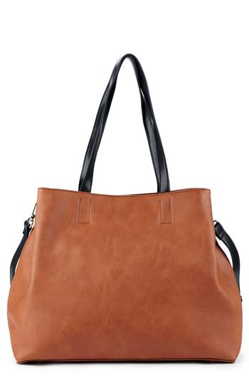 Sole Society Hester Faux Leather Tote - Brown