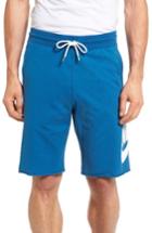 Men's Nike 'nsw' Logo French Terry Shorts - Blue