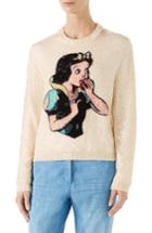 Women's Gucci Snow White Sequin & Wool Sweater - White