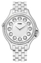 Women's Fendi 'crazy Carats' Diamond Bezel Rotating Bracelet Watch, 33mm