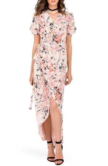 Women's Standards & Practices Robin Wrap Maxi Dress - Pink