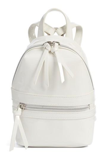 Bp. Faux Patent Leather Mini Backpack - Red
