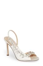 Women's Nina Deanna Embellished Sandal .5 M - Red