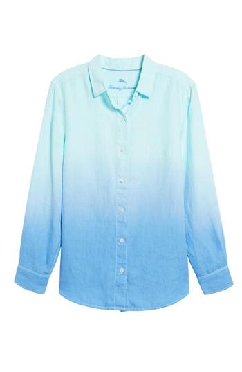Women's Tommy Bahama Two Palms Dip Dye Top - Blue