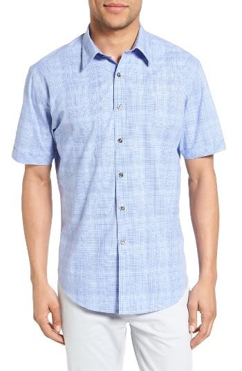 Men's James Campbell Astro Plaid Sport Shirt