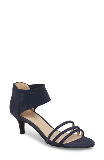 Women's Pelle Moda Berri Ankle Cuff Sandal .5 M - Blue