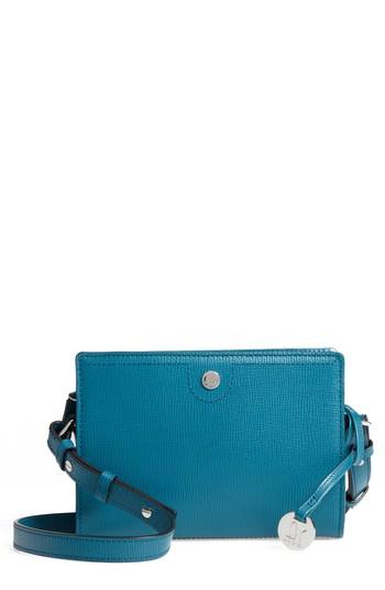 Lodis Business Chic Pheobe Rfid-protected Leather Crossbody Bag - Blue