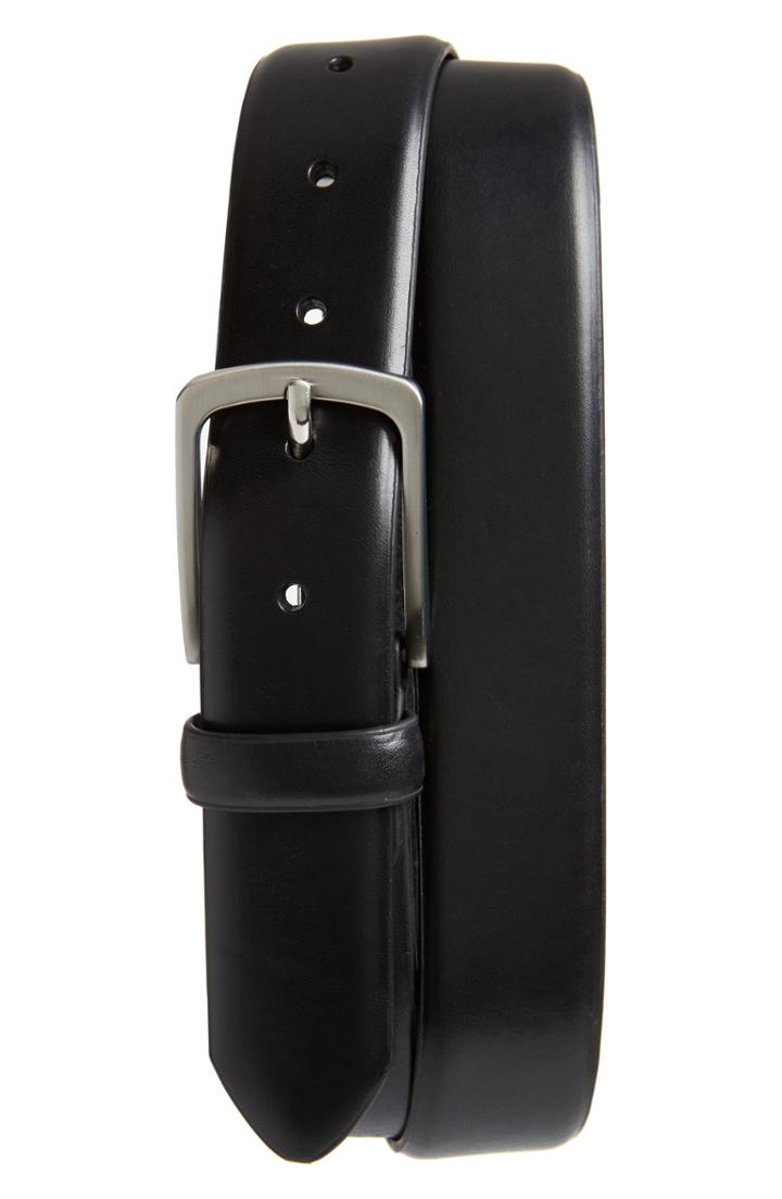 Men's Nordstrom Men's Shop Harper Leather Belt - Black