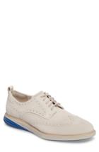 Men's Cole Haan Grand Evolution Wingtip .5 M - Beige