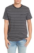 Men's Rvka Harper Stripe T-shirt - Black