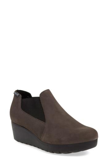 Women's Mephisto 'tosca' Slip-on Wedge M - Grey