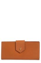 Women's Madewell The Post Leather Wallet - Brown