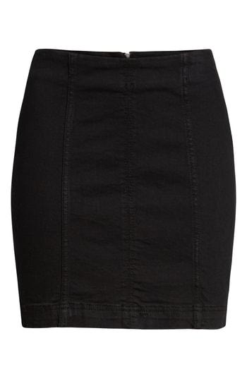 Women's We The Free By Free People Modern Femme Denim Miniskirt