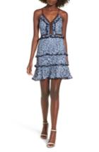 Women's Keepsake The Label Catch Me Lace Minidress - Blue