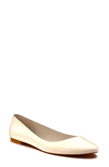 Women's Shoes Of Prey Ballet Flat .5 B - Beige