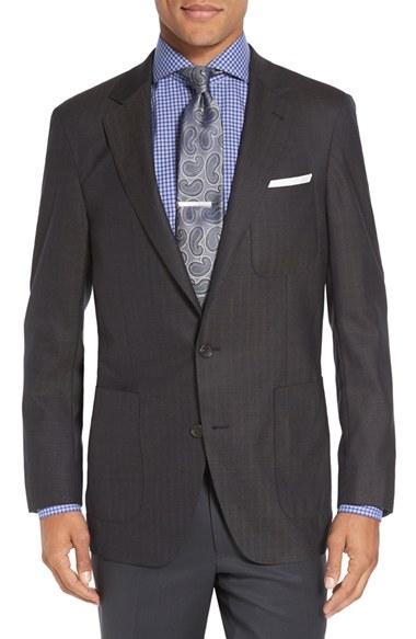 Men's Peter Millar Herringbone Sport Coat