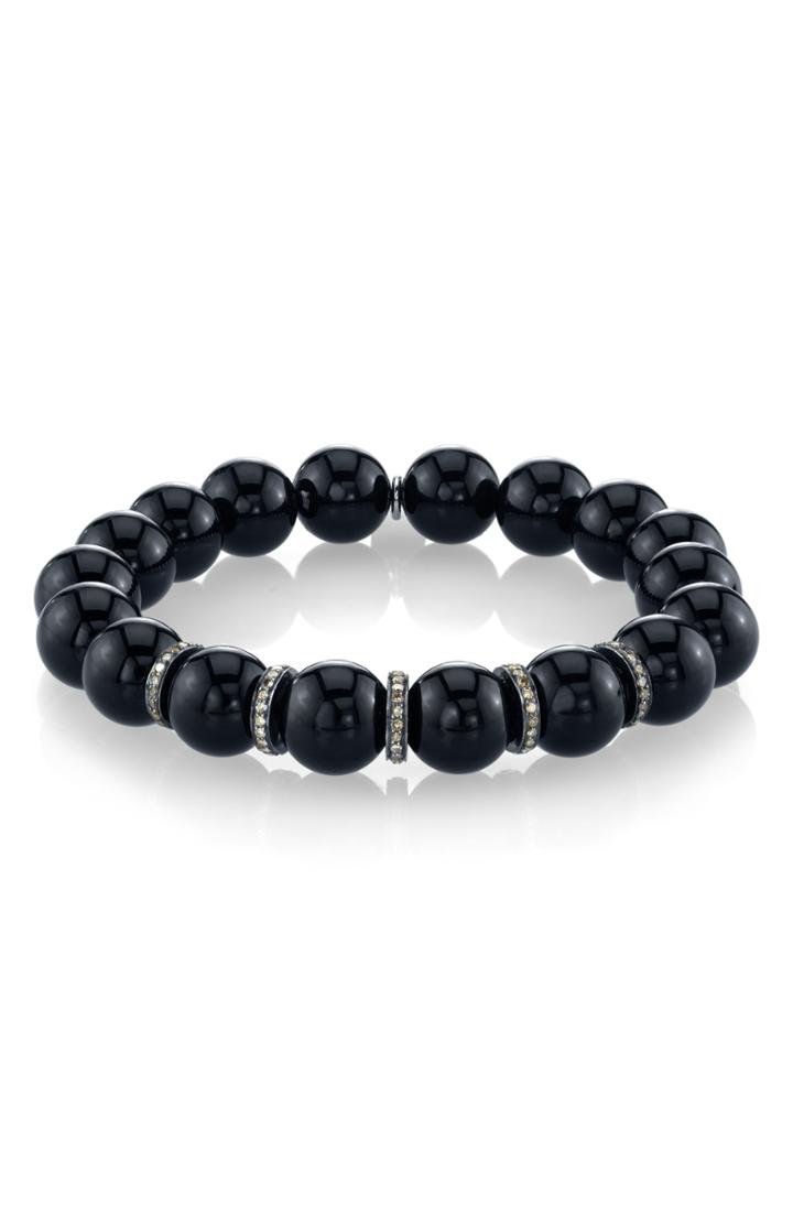 Women's Sheryl Lowe Pave & Onyx Bracelet