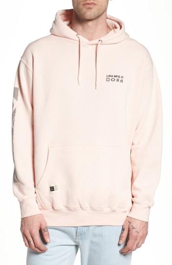 Men's Lira Clothing Coil Graphic Hoodie - Pink