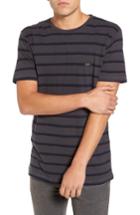 Men's Barney Cools B. Thankful Striped T-shirt, Size - Black