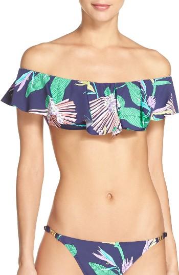 Women's Trina Turk Midnight Paradise Bikini Top - Blue