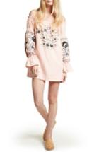 Women's Free People Fleur Du Joir Shift Dress - Pink