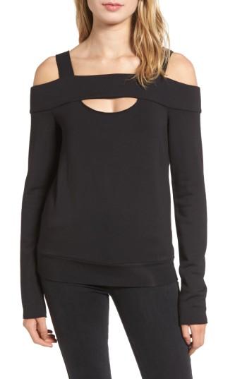 Women's Bailey 44 Ground Swell Cold Shoulder Sweatshirt - Black