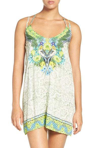Women's Maaji 'cockatoo Toon' Strappy Back Cover-up Dress