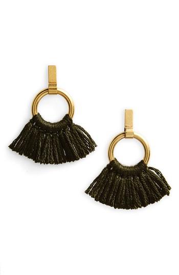 Women's Madewell Tassel Wrap Hoop Earrings