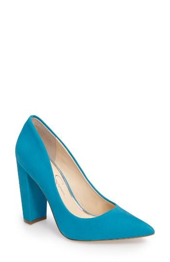 Women's Jessica Simpson Tanysha Pointy Toe Pump M - Blue