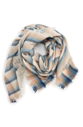 Women's Bp. Woven Stripe Scarf, Size - Ivory