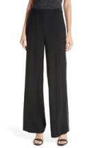 Women's Judith & Charles Prospero Glitter Stripe Stretch Wool Tuxedo Pants - Black