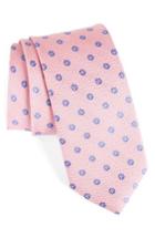 Men's John W. Nordstrom Floral Silk Tie, Size - Pink