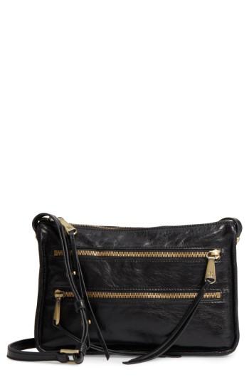 Hobo Mission Leather Crossbody Bag - Black