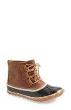 Women's Sorel 'out N About' Leather Boot .5 M - Brown