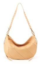 Hobo Cisco Leather Shoulder Bag - Beige