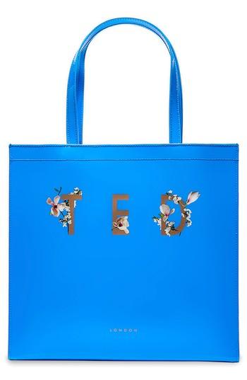 Ted Baker London Theacon Large Icon Tote - Blue