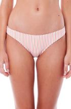 Women's Rhythm Summer Beach Bikini Bottoms - Coral