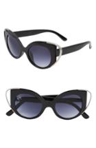 Women's Nem Audrey 50mm Cutout Cat Eye Sunglasses -