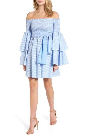 Women's Stylekeepers Disco Fever Off The Shoulder Dress - Blue